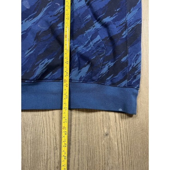 Nike Hoodie Sportswear Essentials  All Over Print Blue/Red mens size‎ M Y2K - Picture 6 of 6